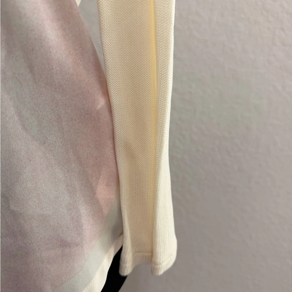 ZARA Floral Knit-back and sleeve fabric + ethereal floral print - Picture 6 of 8